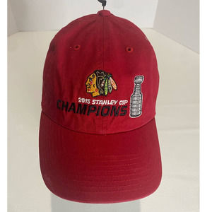 2015 STANLEY CUP Champions Cup Forty Seven NHL Red Adjustable